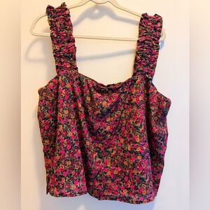 Treasure & Bond Sleeveless Floral Top